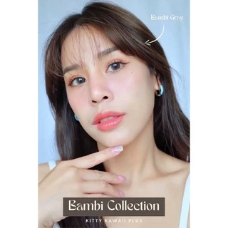 คอนแทคเลนส์ Bambi Brown / Hazel / Gray (Kitty Kawaii) ขนาดกลาง 🌷 รุ่นใหม่ ตาหวาน แบ๊ว เหมือนกวางน้อย