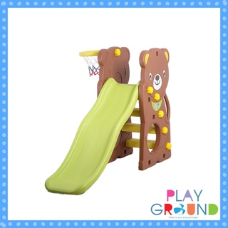 Huangdo สไลเดอร์แป้นบาส Bear Slide  สไลเดอร์เด็ก รับน้ำหนักได้ประมาณ 30 กิโล เหมาะสำหรับเด็กอายุ 1-6 ปี