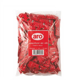 เอโร่ ซอสมะเขือเทศ 11 กรัม x 100 ถุง Aero Tomato Sauce 11g x 100 Bags