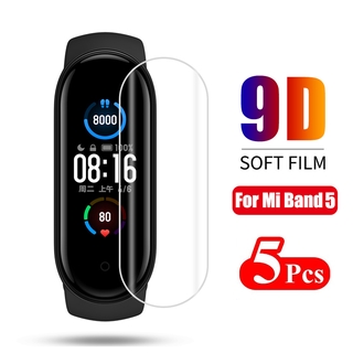 ฟิล์มกันรอยหน้าจอสําหรับ Xiaomi Mi Band 4 / 5 Hydrogel 5 ชิ้น