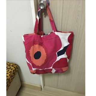 กระเป๋าผ้า Marimekko Floral Canvas Tote Bag แท้100%