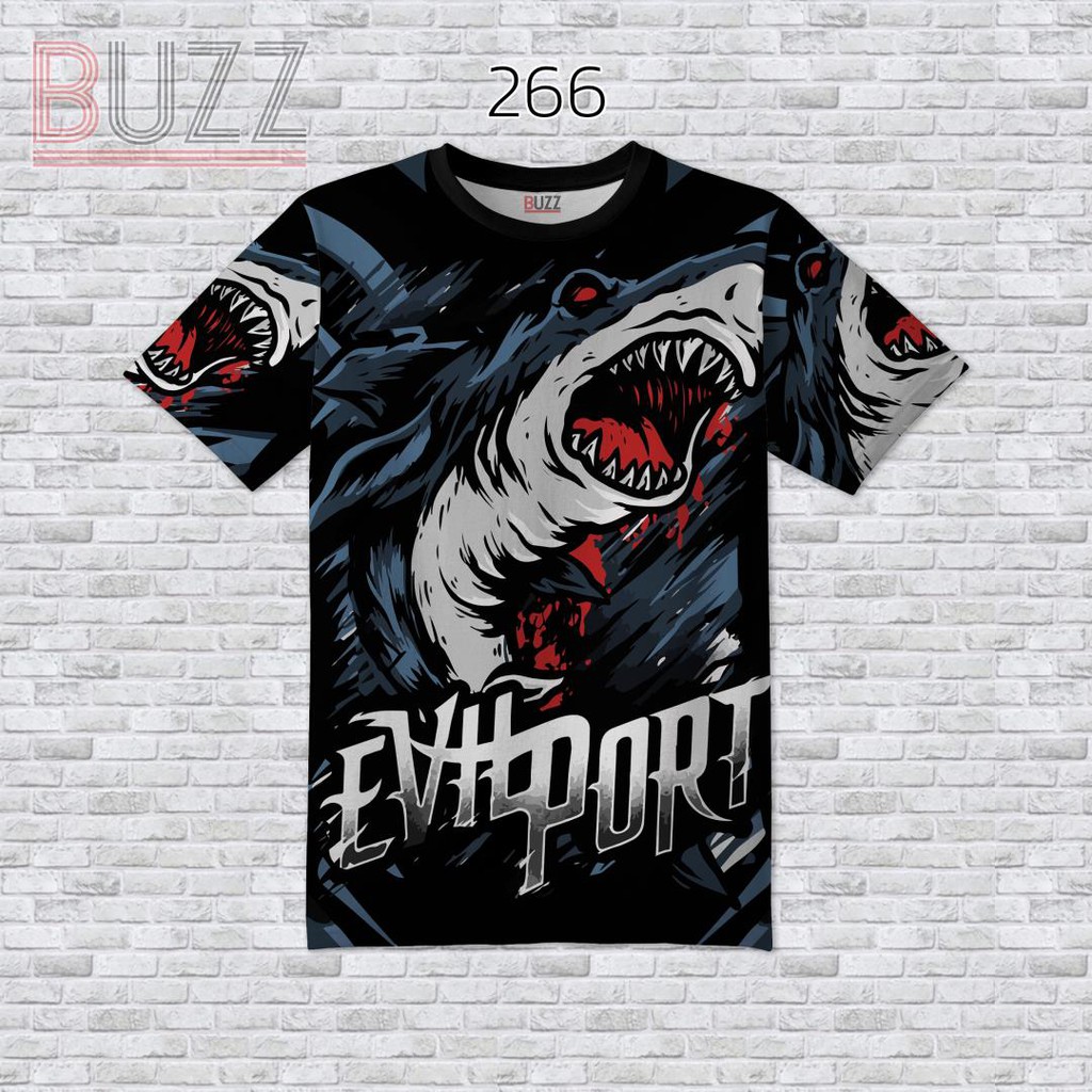 [S-4XL] เสื้อยืดแฟชั่น พิมพ์ลาย หน้า-หลัง ใส่ได้ทั้ง ชาย หญิง สาวอวบ อ้วน บิ๊กไซส์ BUZZ-266