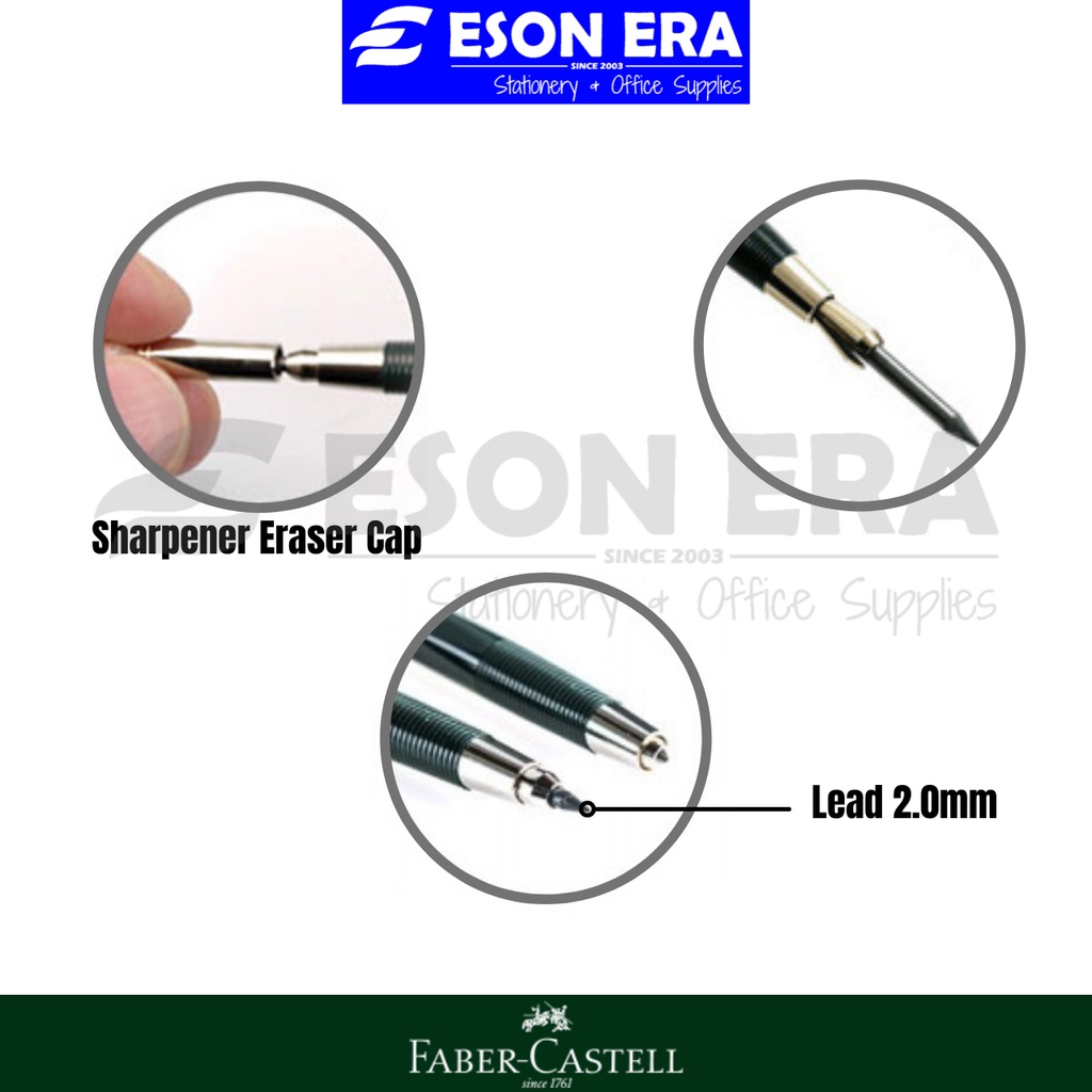 Faber-Castell TK4600 ดินสอกด / ไส้ดินสอ 2B TK9071 / 2.0 มม. - รูปที่ 2