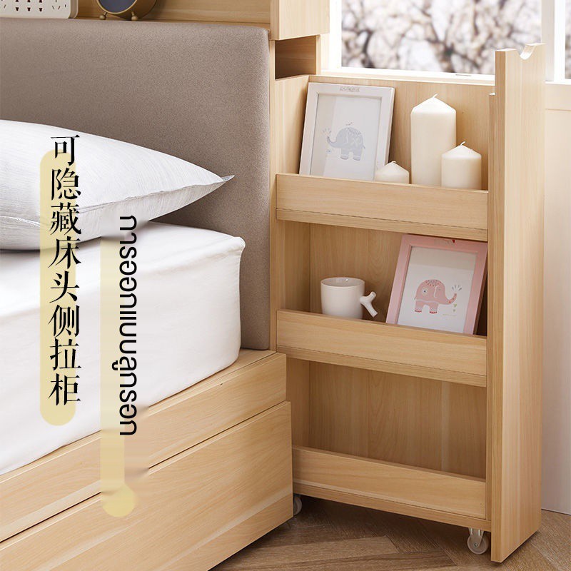 Gujia Home Furnishing Japanese style bed modern minimalist high box
