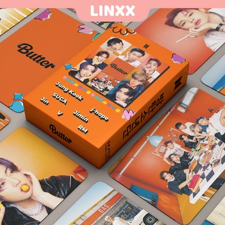 Linxx การ์ดโลโม่ อัลบั้ม BTS Kpop Photocard Butter Permission to Dance Album Series 54 ชิ้น