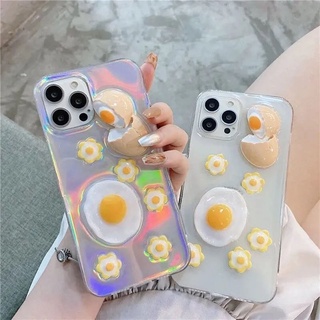 เคสโทรศัพท์มือถือ ลายไข่ดาวน้ํา สามมิติ สําหรับ OPPO Reno8 5G 8Z Reno7 5G Reno7Z Reno7pro Reno6 5G Reno6Z Reno5 Reno4 4G Reno4pro 4G