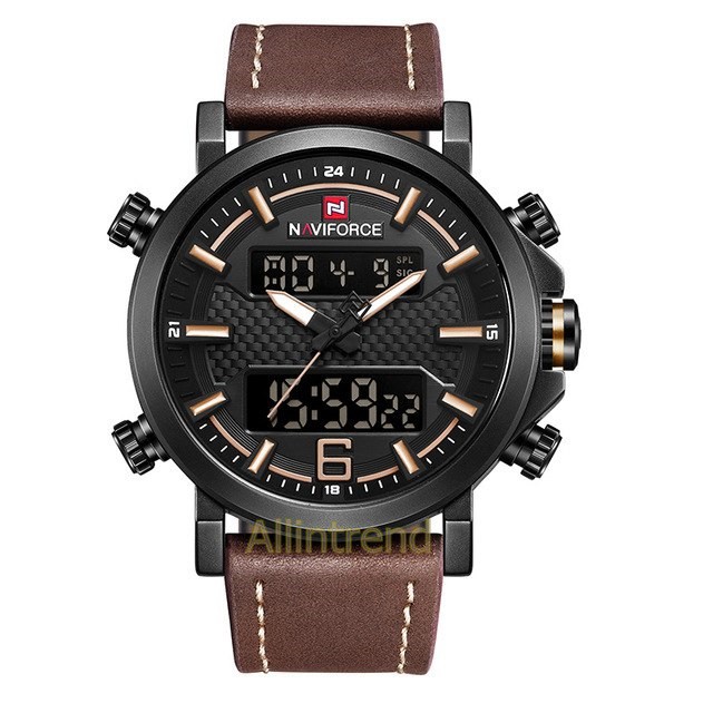 นาฬิกา Naviforce รุ่น NF9135M สีน้ำตาล ของแท้ รับประกันศูนย์ 1 ปี ส่งพร้อมกล่อง ราคาถูกที่สุด NF90135