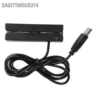 Sagittarius314 👍 เครื่องอ่านบัตรเครดิต Usb Msr90 3 แทร็ก Hi-Co แถบแม่เหล็ก ครื่องรูดบัตรแถบแม่เหล็ก เครื่องอ่านบัตรเครดิต Magnetic Credit Card Reader USB