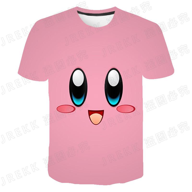 2021 kirby T-Shirt kids 3D Print Anime Cute Streetwear boy girl Fashion  Casual Clothes T Shirt Kids Hip Hop Tees Tops | Shopee Thailand