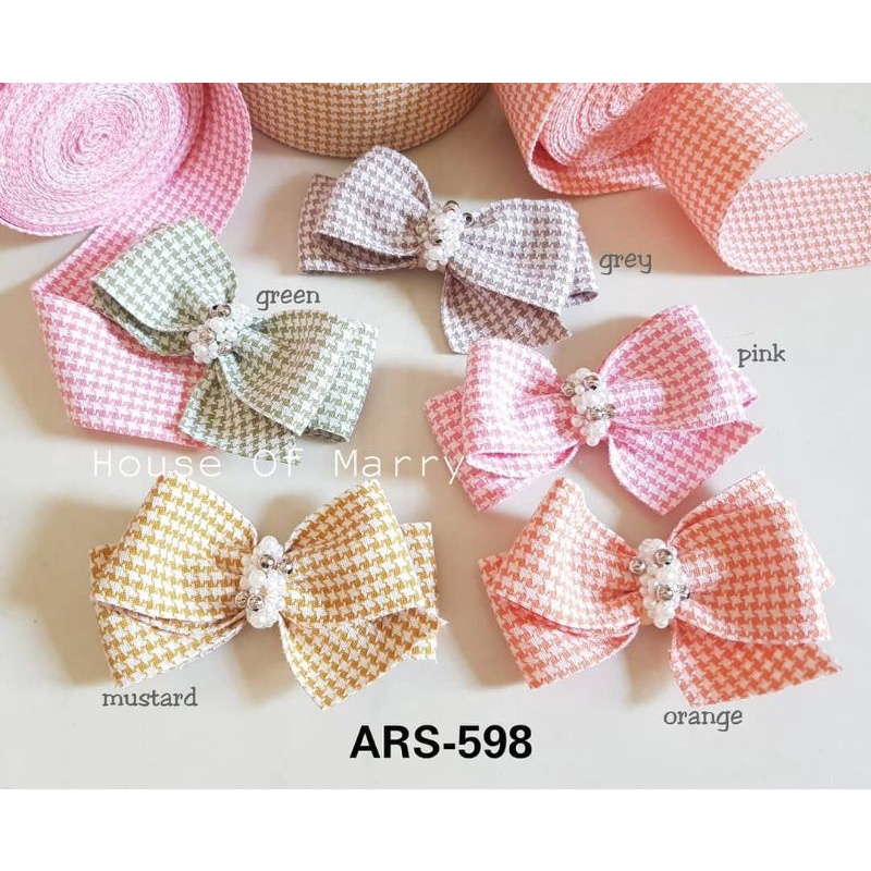 HOUNDSTOOTH RIBBON ARS-598 (NOT รวมคลิป)