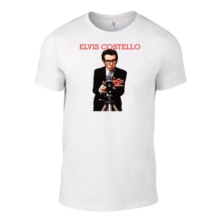 [S-5XL]เสื้อยืดแขนสั้น พิมพ์ลาย ELVIS COSTELLO ปีนี้