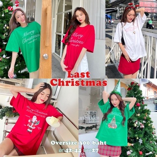 เสื้อยืดผ้าฝ้าย Cintage♡ CT1690 Last christmas TEE by cintage668 🎅🏻🎄