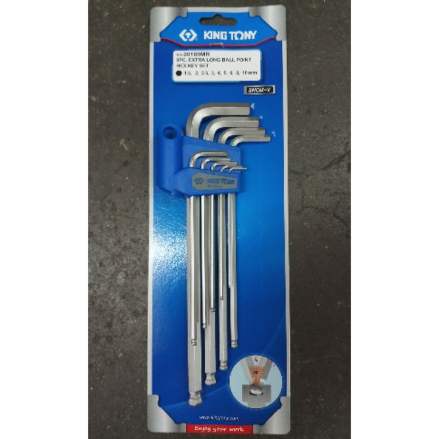 หกเหลี่ยมหัวบอล KING TONY  9pcs