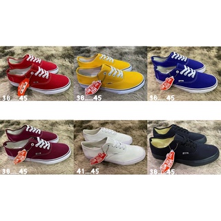 รองเท้าผ้าใบแวน  SIZE.36-45 มี 6 สี รองเท้า นุ่ม ทรงสวยใส่ สบาย น้ำหนักเบานุ่ม พร้อมส่ง🚀