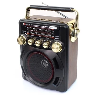 วิทยุ IP-860 ฟังได้ทั้ง Bluetooth FM/AM/เล่นUSBได้/SD/MP-3/ รุ่น Portable-karaoke-box-microphone-radio-fm-usb-01d-K3