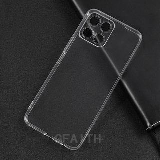 ใหม่ เคสโทรศัพท์มือถือ ซิลิโคนนิ่ม TPU ใส บางมาก กันรอยเลนส์กล้อง สําหรับ Huawei Honor X6 2022 HONORX6 HONORX6