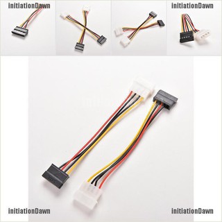 อะแดปเตอร์ฮาร์ดไดรฟ์ 4 pin ide molex to 15 - pin serial ata sata 1 ชิ้น