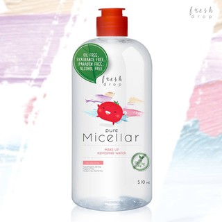 คลีนซิ่ง 💦 Fresh drop pure Micellar Make-up Removing Water เฟซ ดรอป ไมเซล่า รีมูฟวิ่ง วอเตอร์  [510ml.] ของแท้