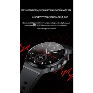 ⌚นาฬิกาสมาร์ท⚡E88-นาฬิกาสมาร์ทสามารถชาร์จแบบไร้สายนาฬิกาสมาร์ทวัดอุณหภูมิร่างกายคลื่นไฟฟ้าหัวใจความดันโลหิตออกซิเจนอัตรา