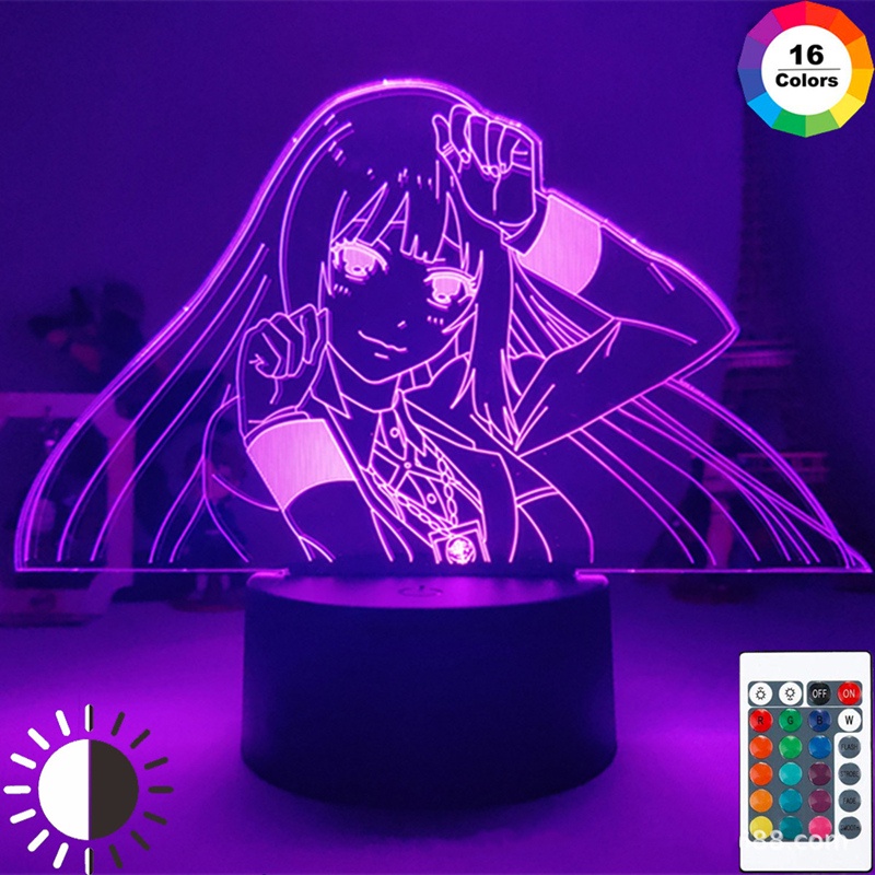 อะนิเมะไฟ LED Anime Kakegurui Figure Model Toys Jabami Yumeko Action ...