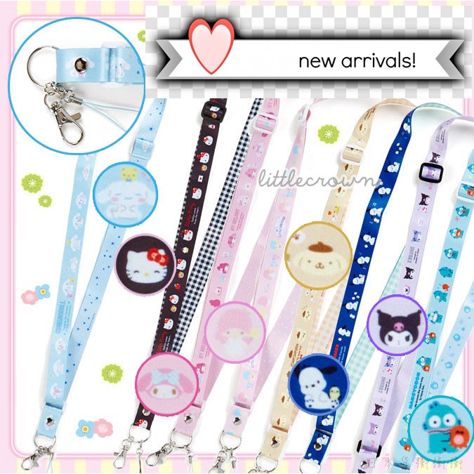 (มี 52 ลายให้เลือกค่ะ) สายคล้องคอ สายคล้องบัตร ลายน่ารัก ๆ ของแท้ญี่ปุ่น