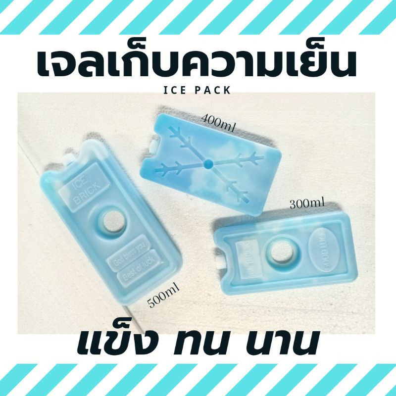 เจลเก็บความเย็น กล่องเจลเก็บความเย็น Ice Pack เจลเย็น Cool Pack น้ำแข็งเทียม