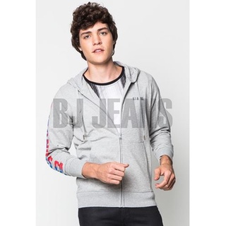 BJ Jeansเสื้อแจ็คเก็ต Varsity Back Zip-Up Hoodie BJNH-1166