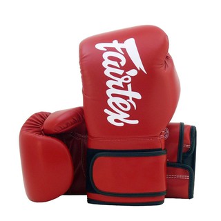 Fairtex แฟร์เท็กซ์ นวมชกมวย รุ่น BGV14 สีแดง ไซส์ 8,10,12,14,16 ออนซ์