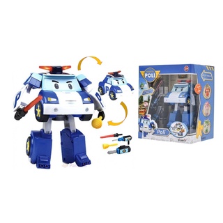 Robocar Poli  5" Transformer with LED Poli  5" ของเล่นหุ่นยนต์แปลงร่างโรโบคาร์ โพลี มีไฟ รหัส SVR83094