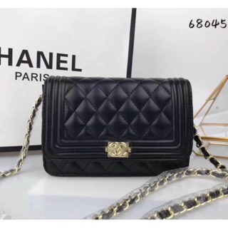 💝ellapupeshop💝Chanel woc พรีเมี่ยม 8" โลโก้ใหญ่