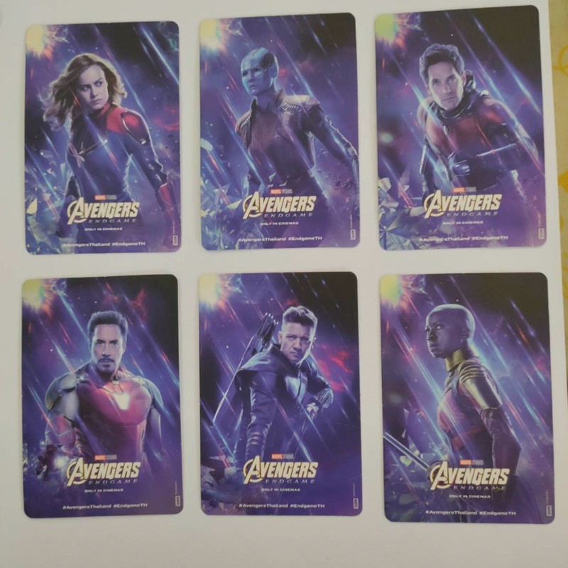 การ์ด Avengers Endgame