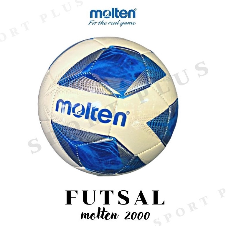 ลูกฟุตซอลหนังเย็บ MOLTEN รุ่น F9A2000-BL