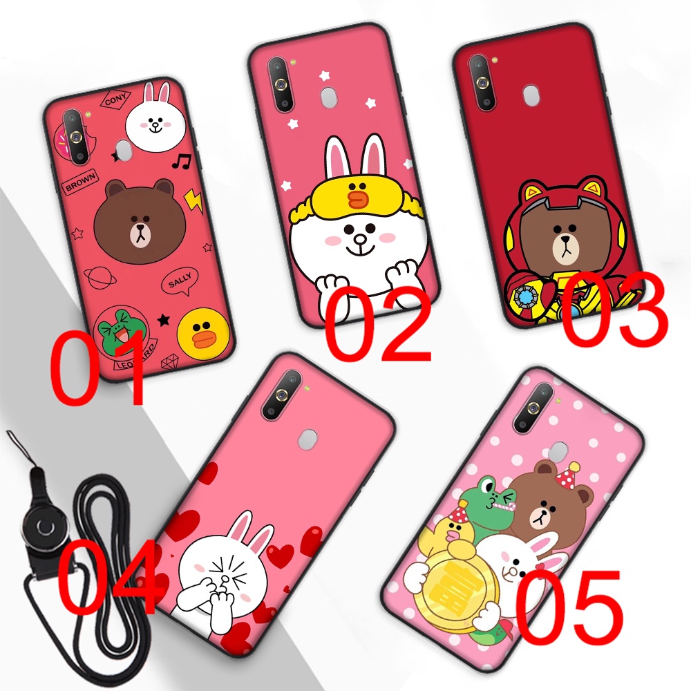 AR-67 Line Friends Soft Case เข้ากันได้กับ Xiaomi Poco M3 GT F3 X3 M2 Pro Nfc