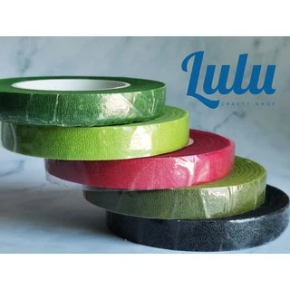 ฟลอร่าเทป 1 ม้วน ขนาด 13 มิล ยาว 30 หลา มีหลายสี