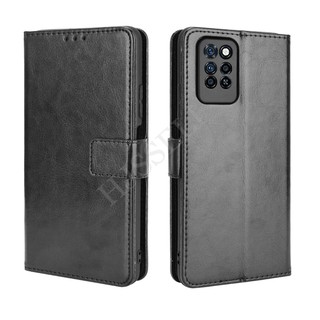 เคสสำ infinix Note 10 Pro NFC Case PU Leather Flip Phone Case infinix Note10 Pro 10Pro เคสโทรศัพท์มือถือ พลิกซองโทรศัพท์