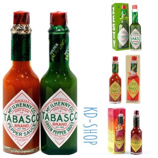 ซอสพริก ทาบาสโก้ (Tabasco) 60 มล. 3 รส  ซอสพริกคีโต คีโต ขนาด 60 มล.