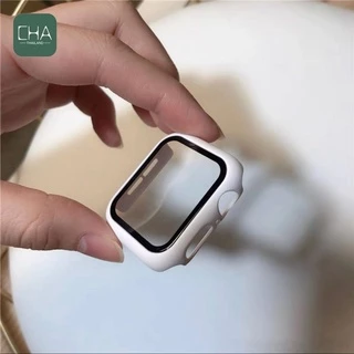 เคสแอปเปิลวอช + ฟิลม์กระจกในตัว case สําหรับ watch11 10 8 7 6 5 Se 4เคสกระจก ขนาด41.42.45.46mmเคสกระจก สําหรับแอปเปิ้ลวอ