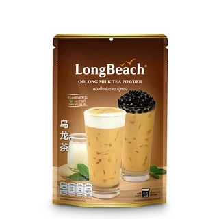 ลองบีช ผงชานมอู่หลง ขนาด 300 กรัม LongBeach Oolong Milk Tea Powder ชานมไข่มุก/ ชานม/ ชาใต้หวัน