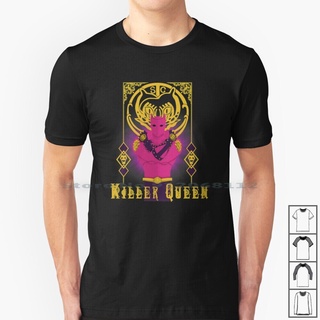 เสื้อยืดผ้าฝ้ายพิมพ์ลายแฟชั่น ขายดี เสื้อยืด พิมพ์ลายอนิเมะ Deco Killer Queen Crazy Diamond Death Note Jjba Jojos Bizarr