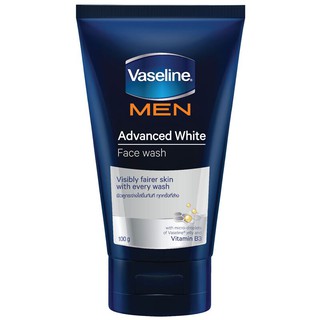 Vaseline วาสลีน เมน แอดวานซ์ ไวท์  โฟมล้างหน้า 100 กรัม (4800888157966)