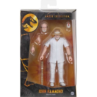 ของเล่นฟิกเกอร์ ของสะสม ไดโนเสาร์ Jurassic Park Amber Collection John Hammond