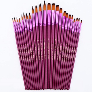 12 Pcs Artist Paint Brushes Fine Paint Brush for Acrylic Watercolor Oil Painting Sets