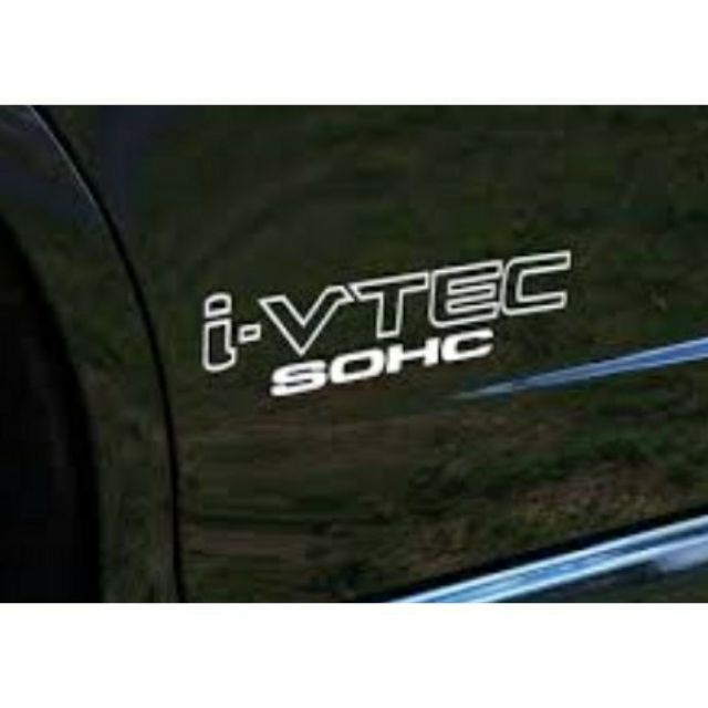 ♨❡◄สติ๊กเกอร์  I-VTEC SOHC (2 ชิ้น) งาน 3 M แท้ ไม่ทิ้งคราบกาวเมื่อลอกออก