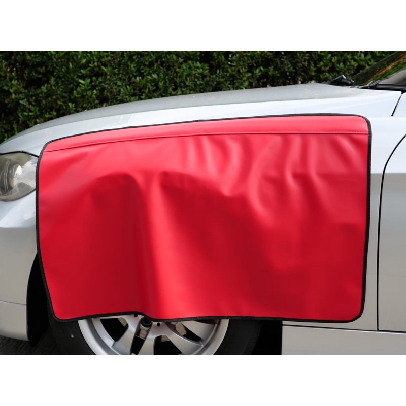 ผ้าคลุมแก้มรถยนต์ ผ้าคลุมกันเปื้อนซ่อมรถยนต์ ส่งจากไทย วัสดุ PVC  หนา 0.6-0.7 mm. - รูปที่ 3