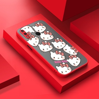 สําหรับ Huawei Y9 2019 เคส น่ารัก คิตตี้ แมว บาง ใส เคสแข็ง เคสเต็ม เลนส์ ป้องกันกล้อง เคสกันกระแทก
