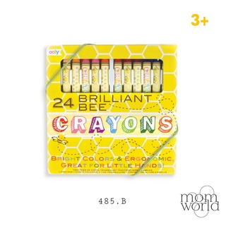 สีเทียนแท่งสามเหลี่ยม - Brilliant Bee Crayons