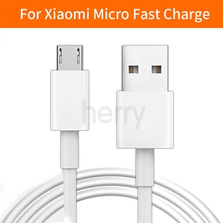 สายเคเบิล For Xiaomi Micro 1M สายชาร์จเร็ว For Xiaomi Mi Redmi Android Micro USB