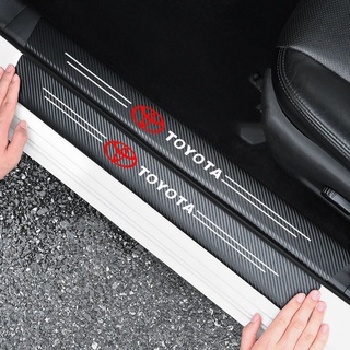 [ TOYOTA  / โตโยต้า ] ชายบันได สติกเกอร์​ กันรอยชายบันได​ ชายบันไดรถยนต์ กันน้ำ คุณภาพสูง กันรอยขีดข่วน ติดบัน ติดบันไดรถยนต์