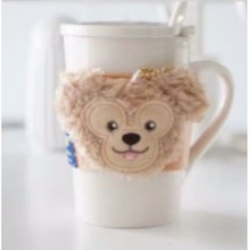 พร้อมส่งที่สวมแก้วน้ำ ลาย หมีดัฟฟี่ Duffy รูปที่ 5