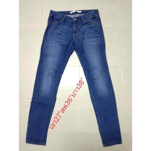 กางเกงยีนส์ GIORDANO size 27 มือสอง